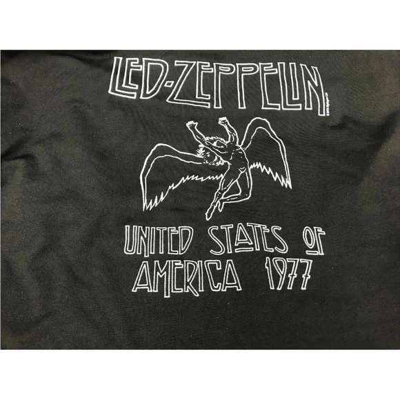 Led Zeppelin Black Women's Bodysuit xs s m - Picture 6 of 7